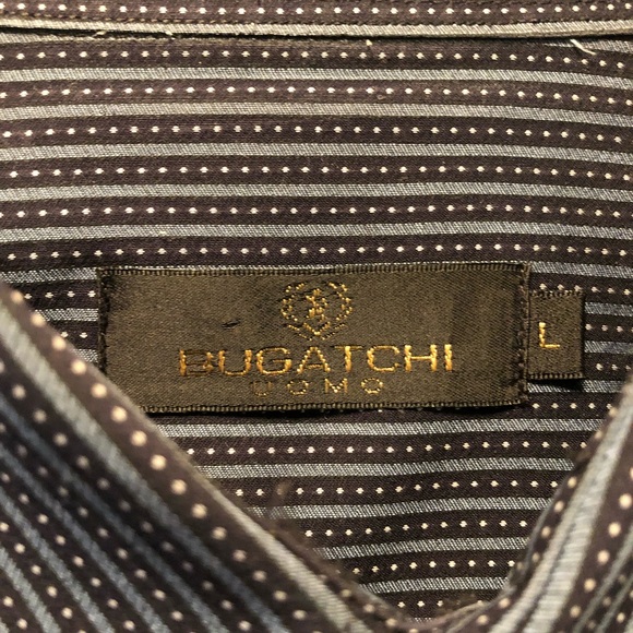 Bugatchi Uomo Men’s Designer Shirt, Size: Large - Picture 2 of 3